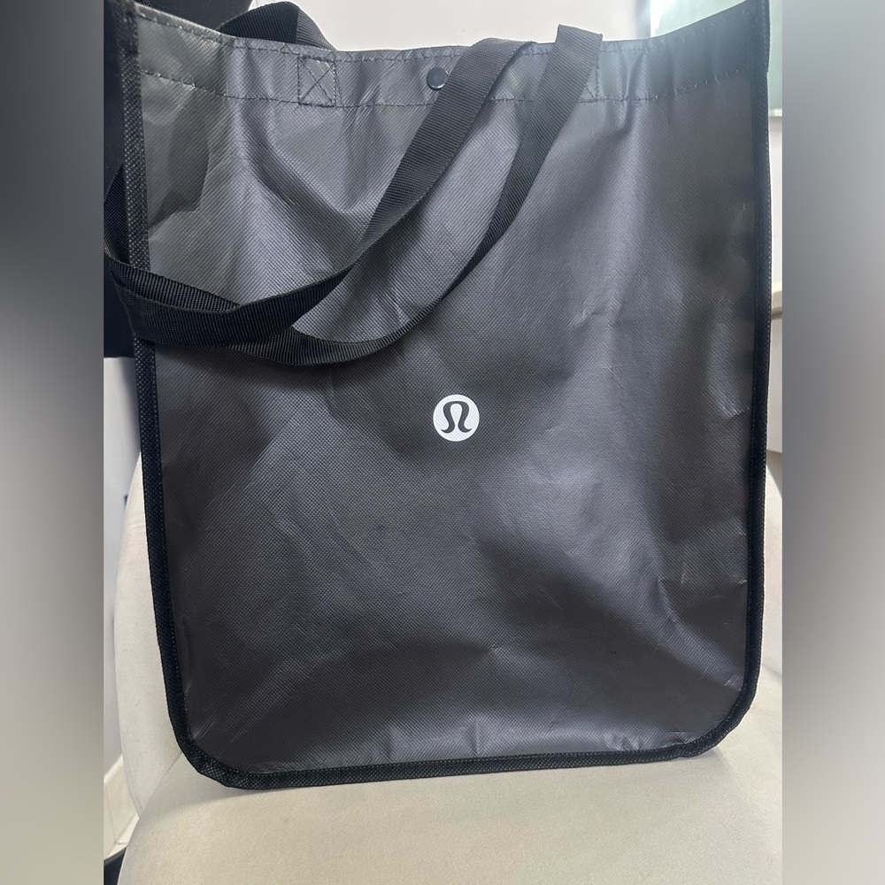 lululemon Black & White Tote Bag.